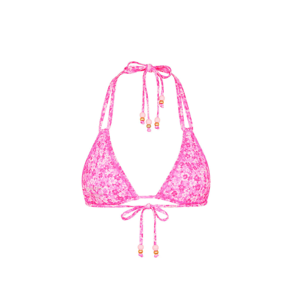 Halter Bralette Bikini Top - Berry Burst