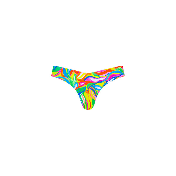 Cheeky V Bikini Bottom - Tropical Illusion
