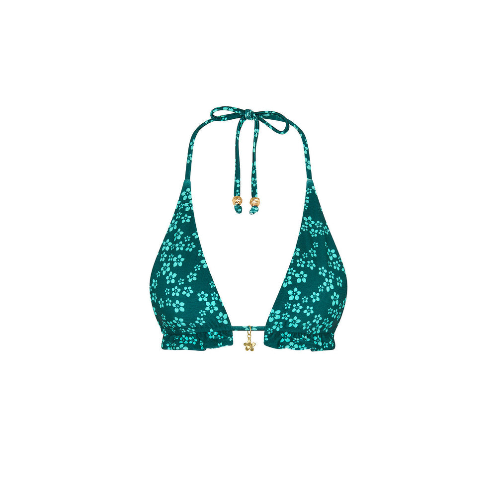 Frill Halter Bralette Bikini Top - Moonkiss