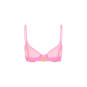 Schmal geschnittenes Bügel-Bikini-Oberteil – Zuckerwatte