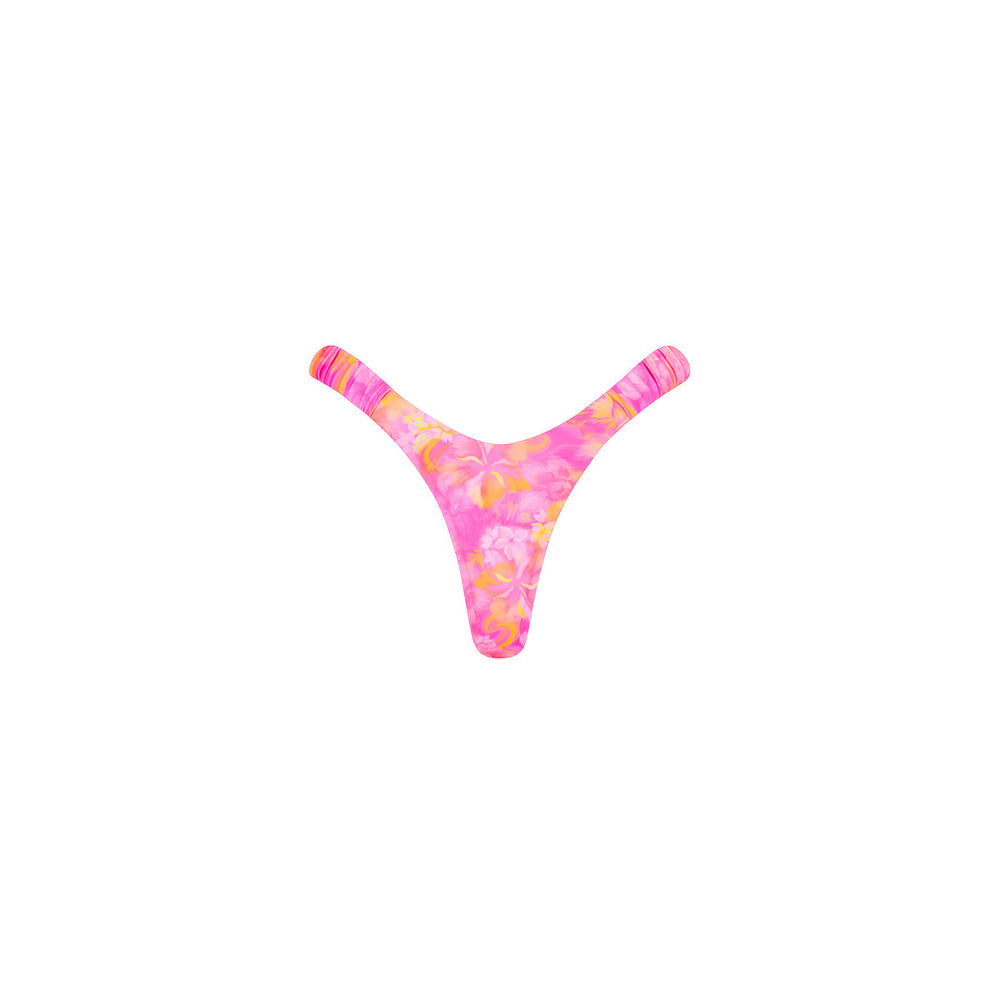 Retro Y String Bikinihose - Petal Pop