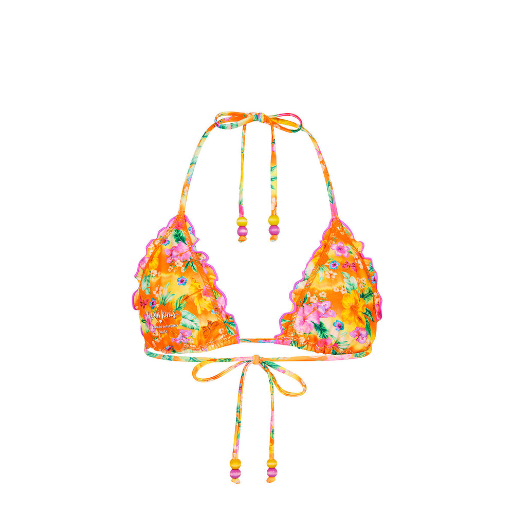 Lettuce Edge Bralette Bikini Top - Peachy Pocket