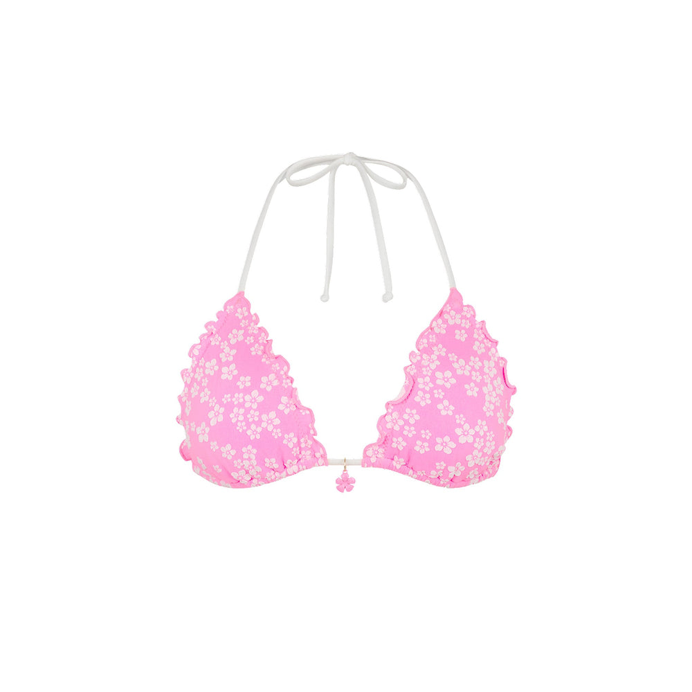 Lettuce Edge Bralette Bikini Top - Sugar Sprinkle