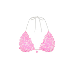 Lettuce Edge Bralette Bikini Top - Sugar Sprinkle
