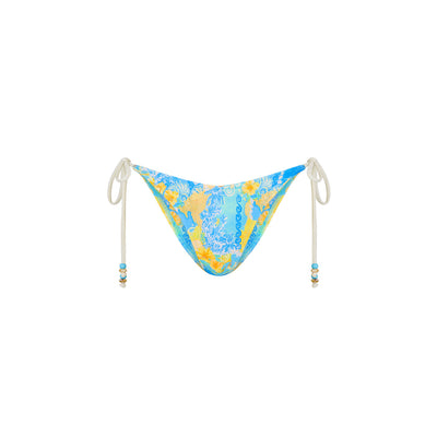 Cheeky Bikinihose mit tiefem Bund - Limoncello Lagoon