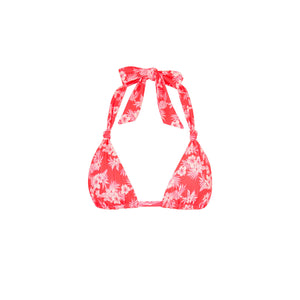 Soft Knot Halter Bikini Top - Island Punch
