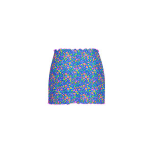 Mini Mesh Polyester Stretch Sarong - Electric Bloom