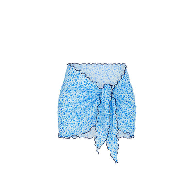 Mini Mesh Polyester Stretch Sarong - Dream Flower