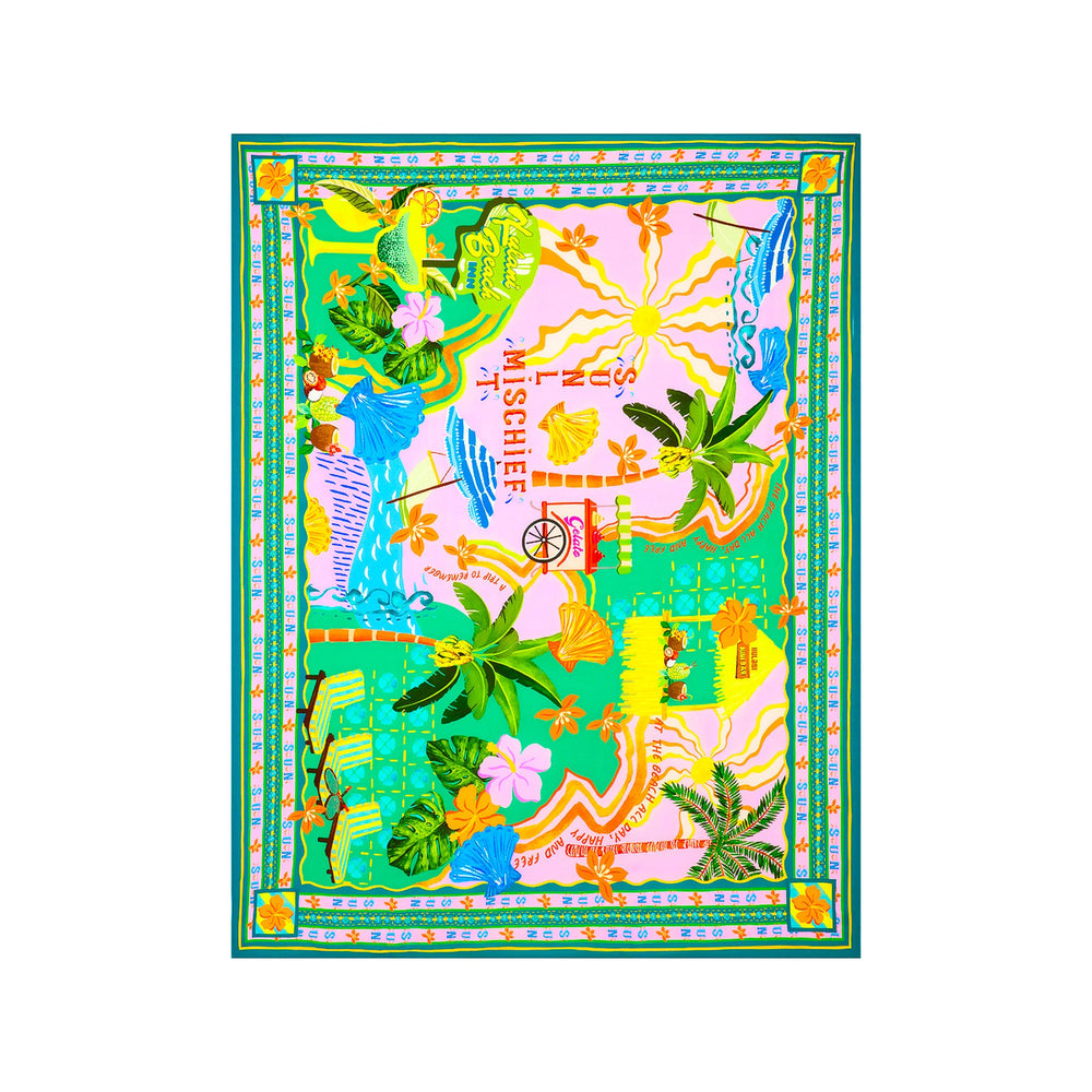 Sarong Cover Up - Sunlit Spritz