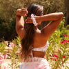 Scrunchie Hair Tie - Coconut Club
