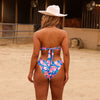 Minimal Full Coverage Bikini Bottom - Electric Palms