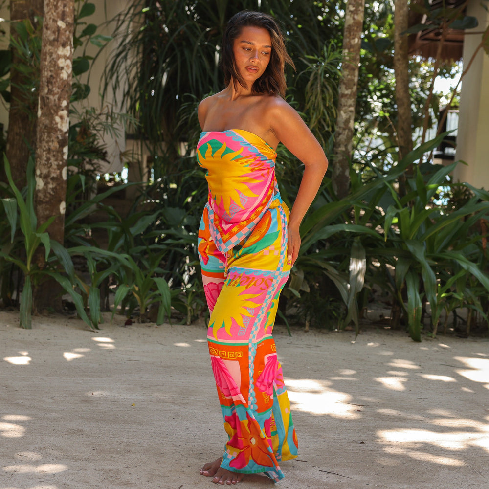 Summer Bandana Scarf Top - Sunkissed Coast