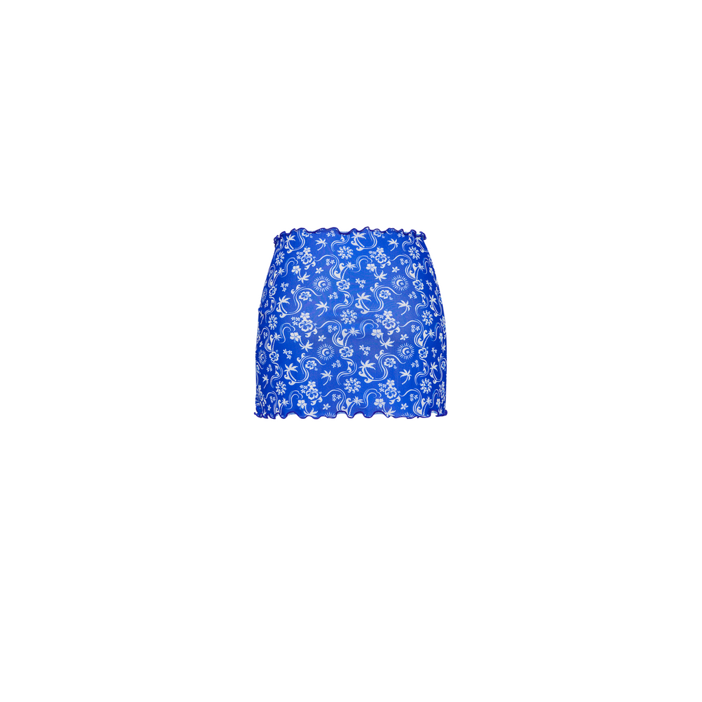 Mini Mesh Polyester Stretch Sarong - Surfside