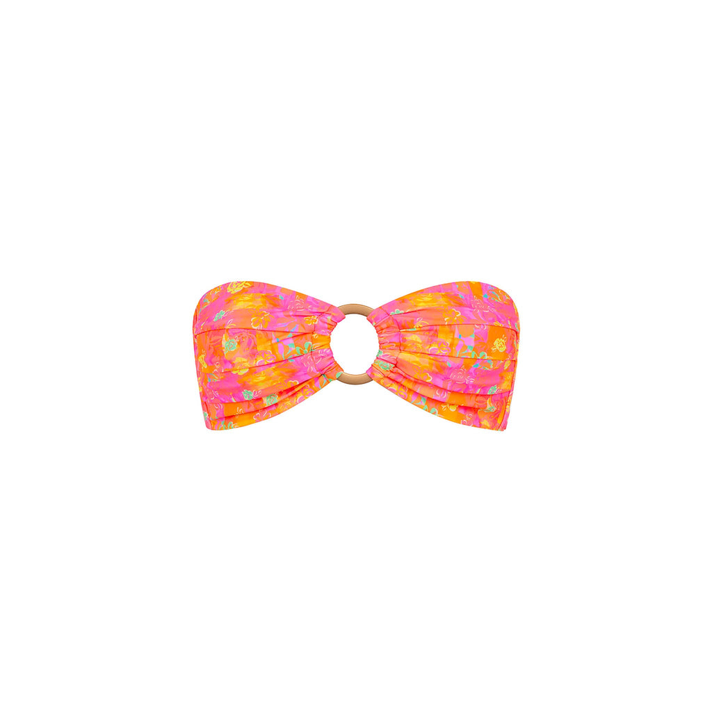 Strapless Bandeau Bikini Top - Sunrise Kiss