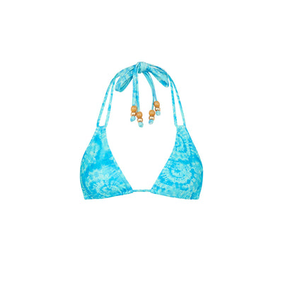 Halter Bralette Bikini Top - Starry Seas