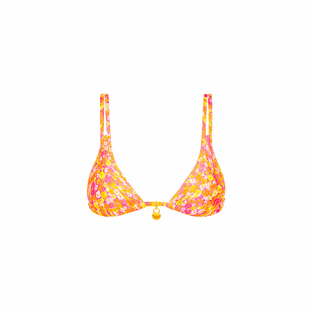 Twin Strap Bralette Bikini Top - Mimosa Meadows