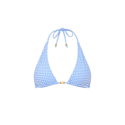 Classic Tie Halter Bikini Top - Skinny Dip