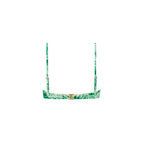 Underwire Triangle B-C Cup Bikini Top - Emerald Tides