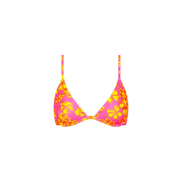 Underwire Triangle B-C Cup Bikini Top - Pitaya Maya