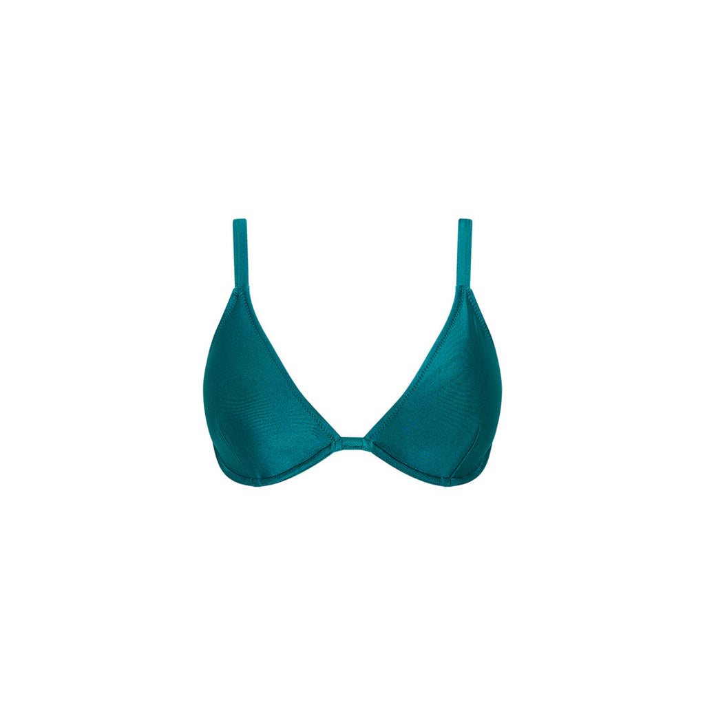 Underwire Triangle D+ Cup Bikini Top - Cenote