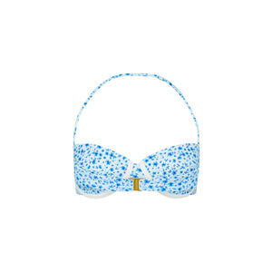 Retro-Balconette-Bikini-Oberteil – Traumblume