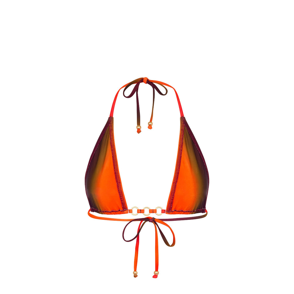 Trio Ring Triangle Bikini Top - Coyote Kisses
