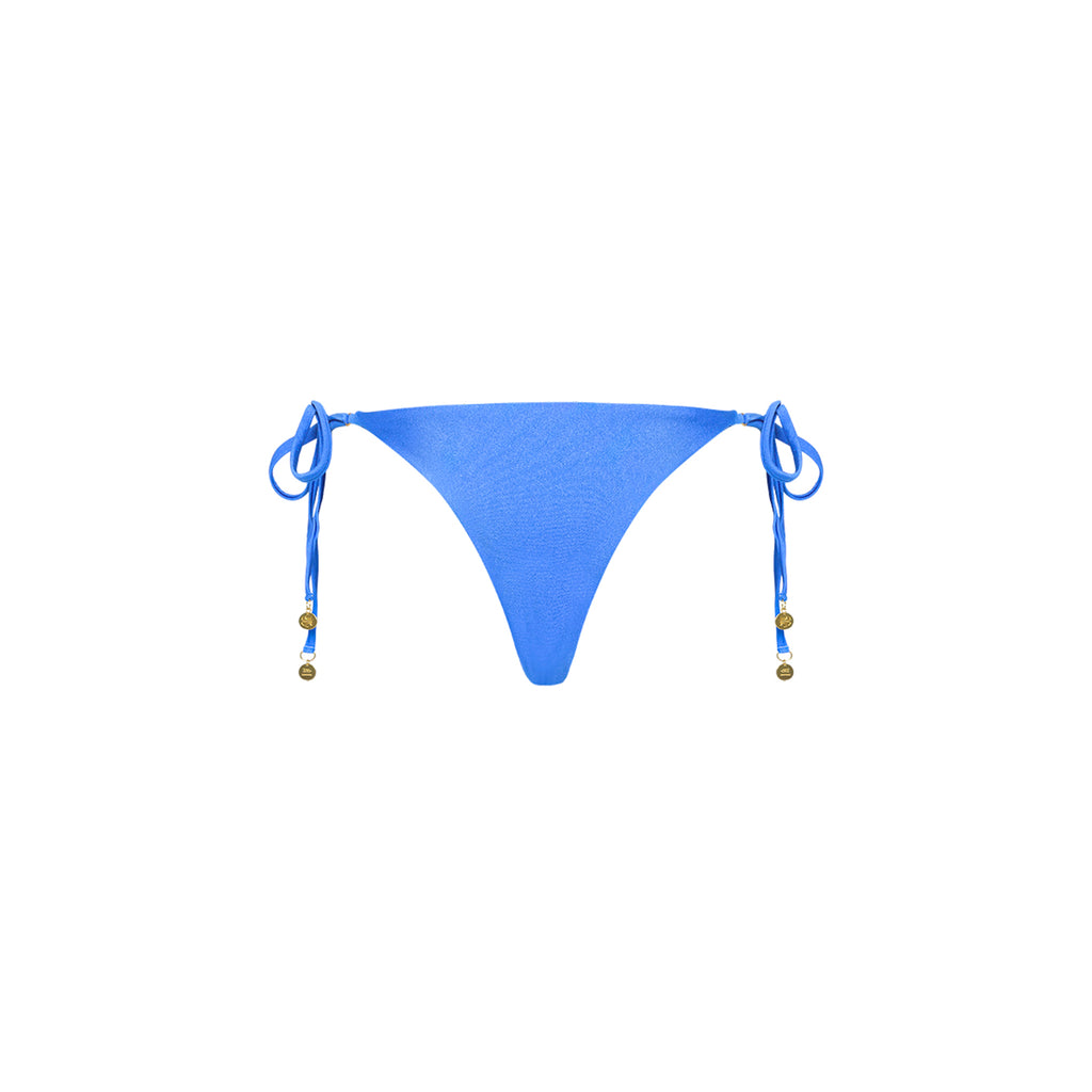 Thong Tie Side Bikini Bottom - Bluebell