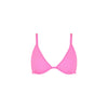 Underwire Triangle D+ Cup Bikini Top - Pink Diva