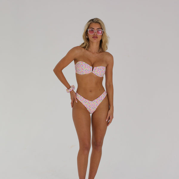 V Strapless Bandeau Bikini Top - Dollhouse