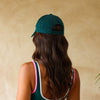Vintage Corduroy Cap - Teal Forest