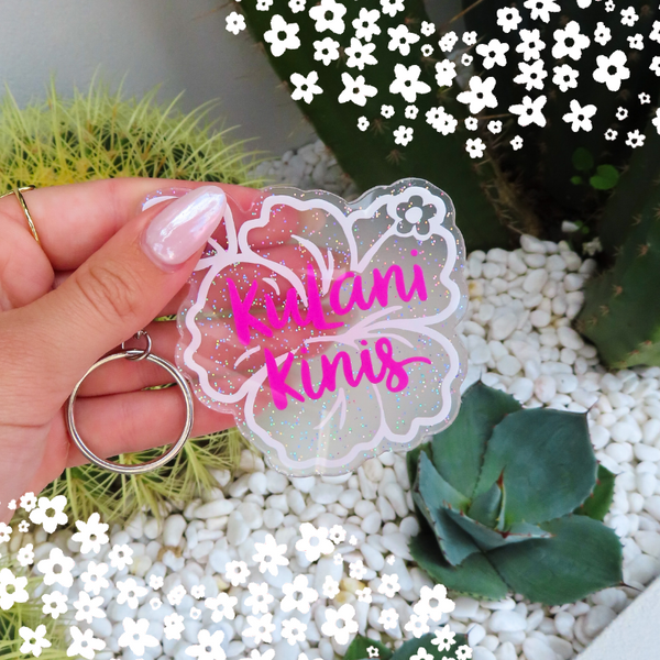 Keychain - Birthday Pink