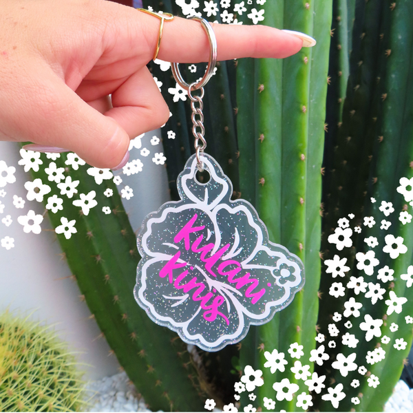 Keychain - Birthday Pink
