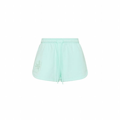 Embroidered Track Shorts - Jelly Mint
